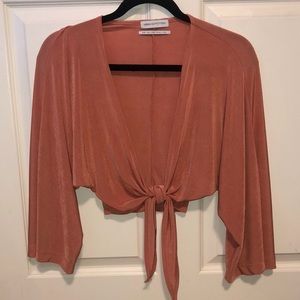 Urban outfitters tie front top